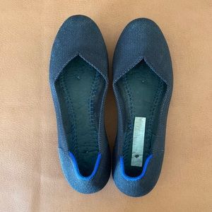 rothy’s black classic flats (no inserts)